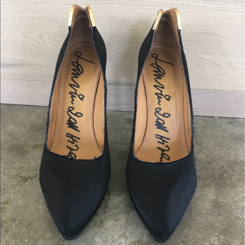 Lanvin black heels
